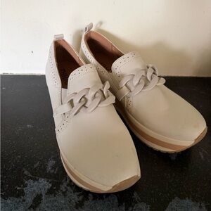 Mad Love Women's Faux Leather Slip On Casual Platform Loafers Memory Foam